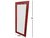 Espejo marco vintage rojo decapado 2m x 85cm - comprar online