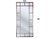 Espejo vidrio repartido estilo industrial 1,8m x 90cm - comprar online