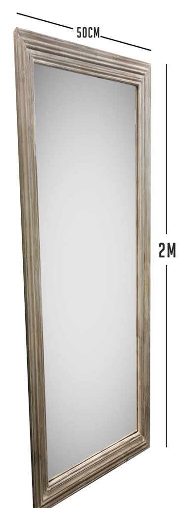 Espejo espejos marco madera envejecida 2 mts x 1.20 mts