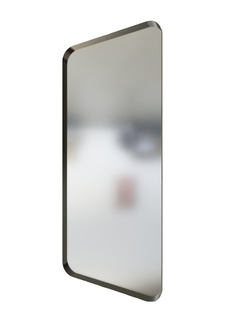Espejo marco de hierro puntas redondeadas 80 cm. x 1.80 mts.