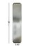 Espejo marco de hierro puntas redondeadas 40cm x 1.80 mts - RUFFINO MUEBLES COMERCIALES