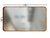 Espejo marco de hierro puntas redondeadas 1.80 mts. x 1 mt. - RUFFINO MUEBLES COMERCIALES