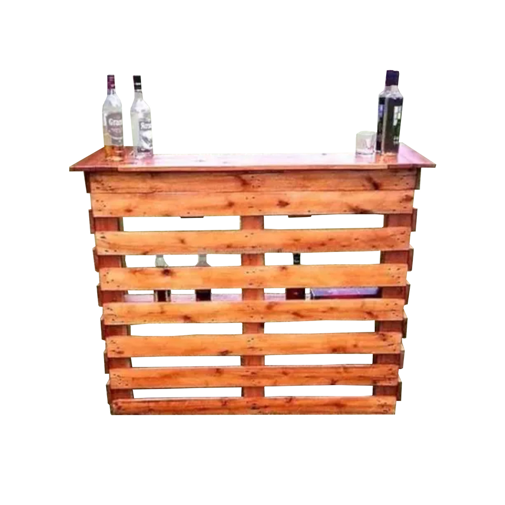 Barra de bar de madera