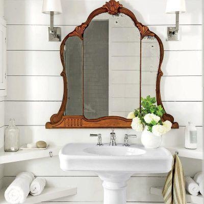 Espejo Espejos Para Baño Diferentes Formas Estilo Antiguo