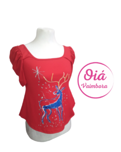 Musculosa Clueca rojo ciervo