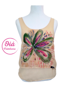 Blusa Aura amarillo flor