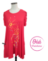 Vestido Estrella rojo mujer y sol