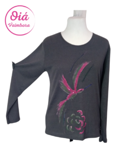 remera Portugal gris pintado colibri