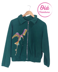 Campera Neusa verde pájaro