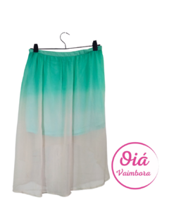 Falda Loreley verde lunas - comprar online