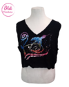 Musculosa Miriam negro colibri