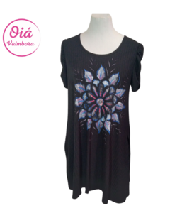 Vestido Estrella negro mandala de M a XL