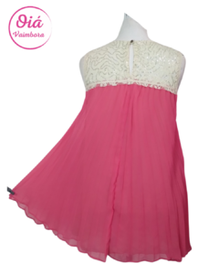 Vestido Mangaba coral margaritas, M,L - comprar online