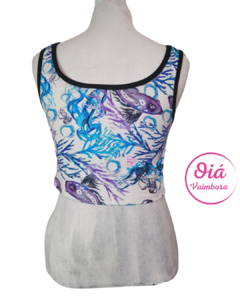 top Nono blanca estampa medusa - comprar online