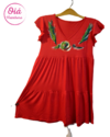 vestido Miel rojo espiral de M a XL