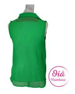 Blusa Verdor verde flores - comprar online