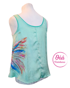 Musculosa seda Vida mariposa - comprar online