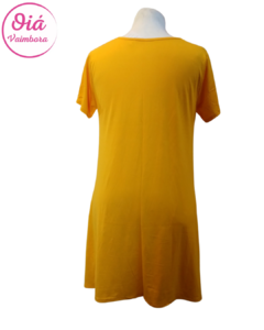 Vestido Paula naranja colibrí de M a XL - comprar online