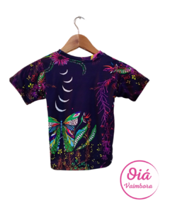 Remeras Niños violeta mariposa