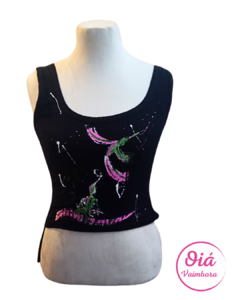 Musculosa Iruya negro colibrí