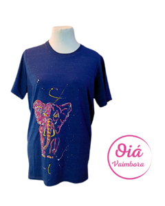 Remera Urbana elefante, azul M