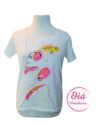 Remera Quadre Fractal, blanco L