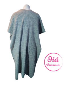 Ruana Talismán Cóndor, gris melange XXL - comprar online