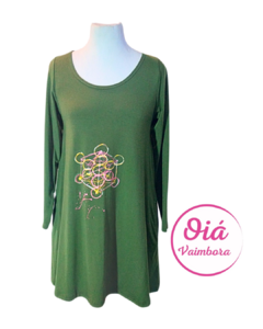 Vestido Shakti Metatrón, verde inglés L