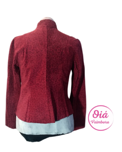 Campera Gal Floral Foil, rojo M en internet