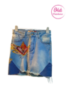 Falda Alda Corazonada, jeans S