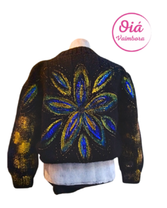 Saco Flowers, negro L - comprar online