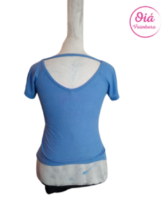 Remera yogui celeste M - comprar online