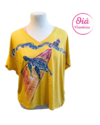 Remera Rita mar, amarillo L/XL -