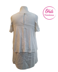 Vestido Malaquita Mariposa, blanco M/L - comprar online