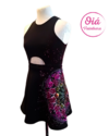 Vestido Kali Mandala, negro M