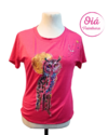 Remera Comarca bhuo protector, fucsia M -