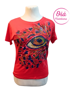 Remera Comarca Ojo intuitivo, rojo M