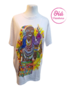 Remera Urbana Oxumaré, blanco L/XL