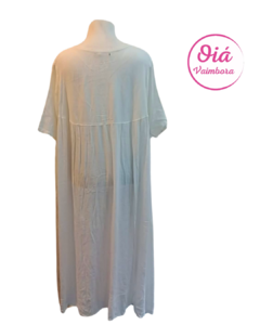 Vestido Ramira Colibrí, blanco abarca hasta XXXL en internet