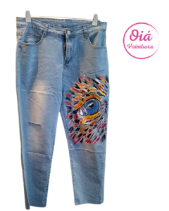 Jeans Rock ojo felino XL - comprar online