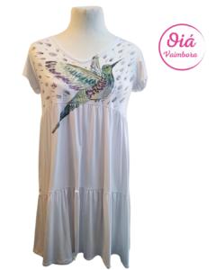 Vestido Miel Colibrí de la transmutación, blanco de M a XL - comprar online