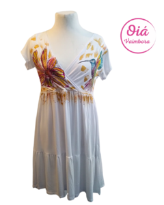 Vestido Luna Colibrí apasionado, blanco abarca desde M a XL - comprar online