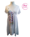 Vestido Luna Flores hasta la luna, blanco abarca desde M a XL -