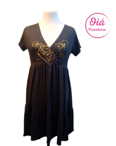 Vestido Luna Metatrón dorado, gris oscuro abarca desde M a XL - comprar online