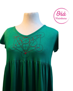 Vestido Miel Metatrón, verde esmeralda de M a XL - comprar online