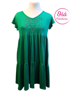 Vestido Miel Metatrón, verde esmeralda de M a XL