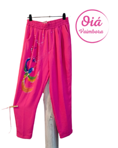 Pantalón Moira rosa colibri M/L