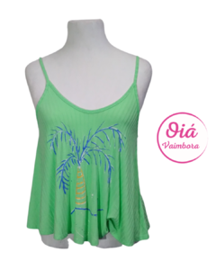 Musculosa Kali verde palmera