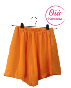 Short Male naranja flores - comprar online