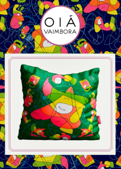 funda de almohadon verde sueños